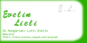 evelin lieli business card